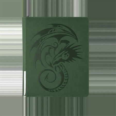 CORTESIA Dragon Shield Zipster Binder, Forest Green CO3301255